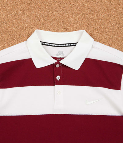 Nike SB X Numbers Dry Polo Shirt - Team Red / Sail / Sail