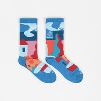 Nike SB x Parra 'France Federation Kit' Socks - Neptune Blue / White thumbnail