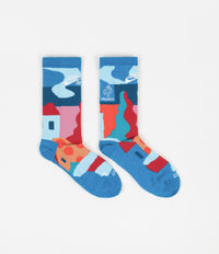 Nike SB x Parra 'France Federation Kit' Socks - Neptune Blue / White