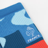 Nike SB x Parra 'France Federation Kit' Socks - Neptune Blue / White thumbnail