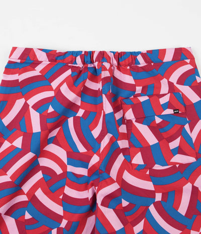 Nike SB x Parra Pants - Gym Red / Pink Rise / Military Blue