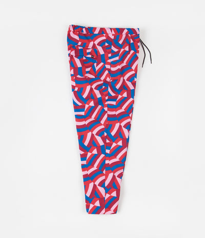 Nike SB x Parra Pants - Gym Red / Pink Rise / Military Blue