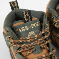 Nike SB x Pass~Port Dunk High Pro Shoes - Carbon Green / Cider - Wheat Gold thumbnail