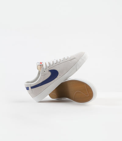 Nike SB x Polar Blazer Low GT Shoes - Summit White / Deep Royal Blue