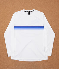 Nike SB x Quartersnacks Dry Long Sleeve Jersey - White / Royal Pulse