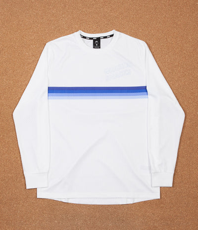 Nike SB x Quartersnacks Dry Long Sleeve Jersey - White / Royal Pulse