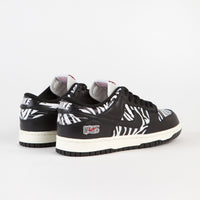 Nike SB x Quartersnacks Dunk Low OG Shoes - Black / White thumbnail