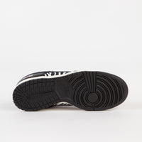 Nike SB x Quartersnacks Dunk Low OG Shoes - Black / White thumbnail