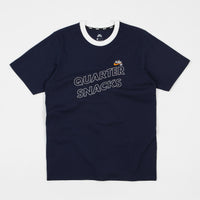 Nike SB x Quartersnacks T-Shirt - Obsidian / Sail / Circuit Orange / White thumbnail