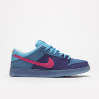 Nike SB x Run The Jewels Dunk Low Shoes - Deep Royal Blue / Active Pink - Blue Chill thumbnail