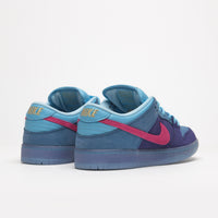 Nike SB x Run The Jewels Dunk Low Shoes - Deep Royal Blue / Active Pink - Blue Chill thumbnail