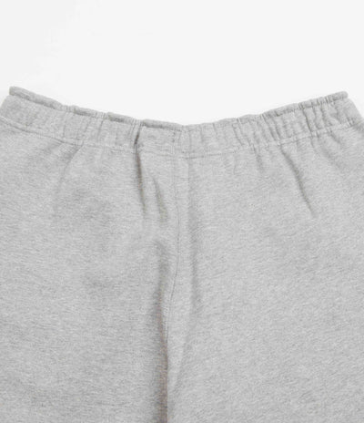 Nike Solo Swoosh Fleece Sweatpants - Dark Grey Heather / White