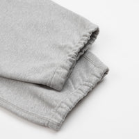 Nike Solo Swoosh Fleece Sweatpants - Dark Grey Heather / White thumbnail