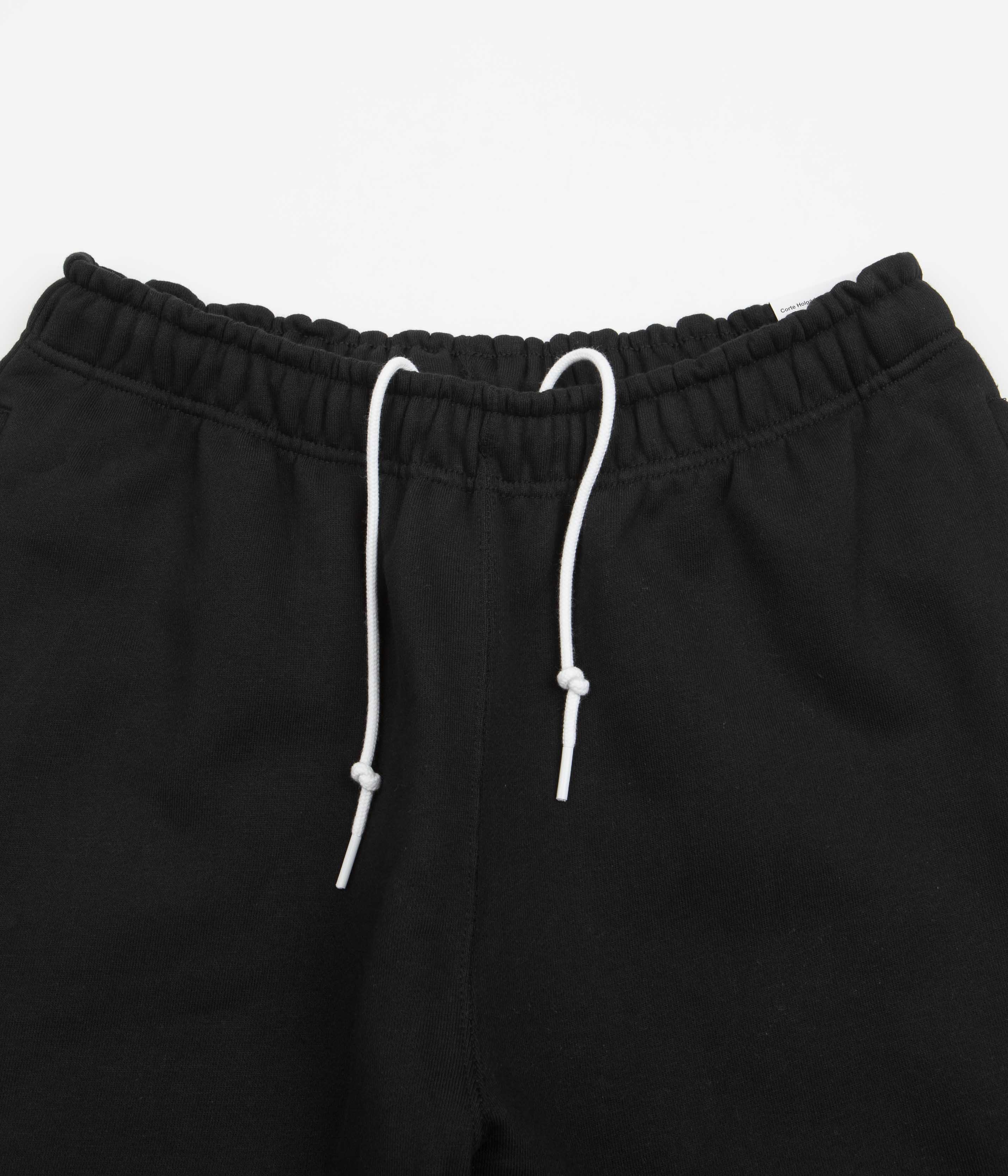 Nike Solo Swoosh Sweatpants - Black / White | Flatspot