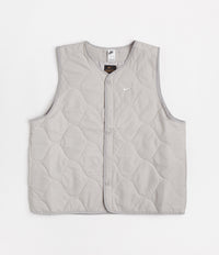 Nike Woven Insulated Military Vest - Light Iron Ore / White