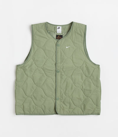 Nike Woven Insulated Military Vest - Oil Green / White