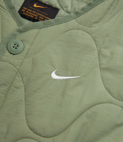 Nike Woven Insulated Military Vest - Oil Green / White