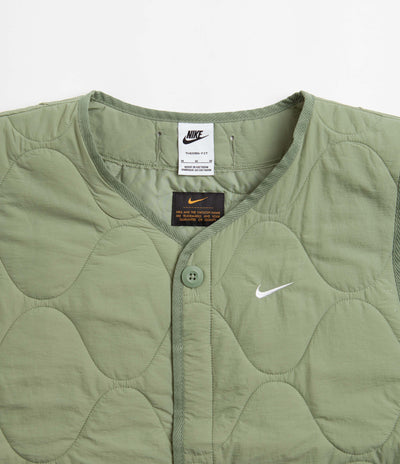 Nike Woven Insulated Military Vest - Oil Green / White