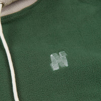 North N Logo 2 Tone Fleece Hoodie - Green / Grey thumbnail