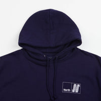 North N Logo Hoodie - Navy / White thumbnail