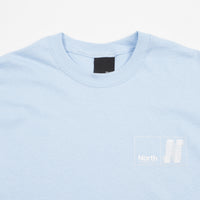 North N Logo Long Sleeve T-Shirt - Light Blue / White thumbnail