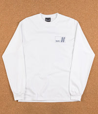 North N Logo Long Sleeve T-Shirt - White / Navy