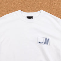 North N Logo Long Sleeve T-Shirt - White / Navy thumbnail