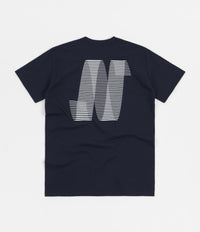 North N Logo T-Shirt - Navy / White