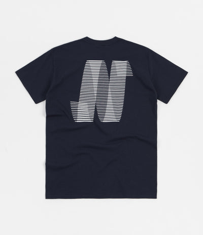 North N Logo T-Shirt - Navy / White