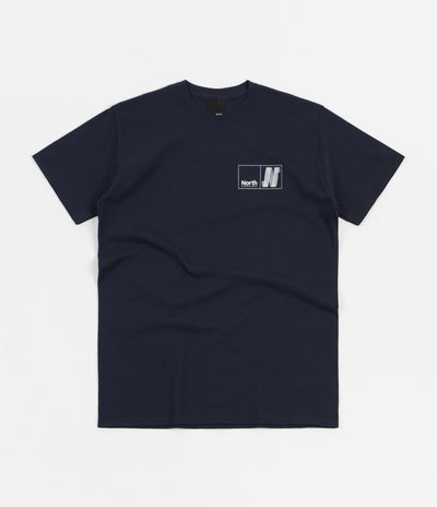 North N Logo T-Shirt - Navy / White