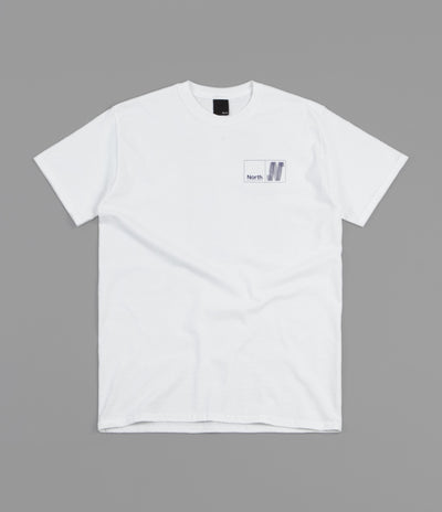 North N Logo T-Shirt - White / Grape