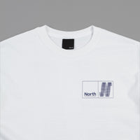 North N Logo T-Shirt - White / Grape thumbnail