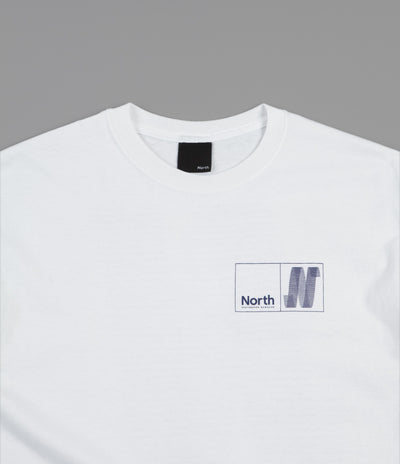 North N Logo T-Shirt - White / Grape