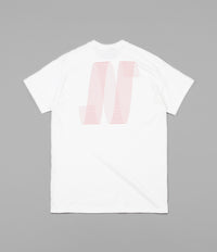 North N Logo T-Shirt - White / Peach