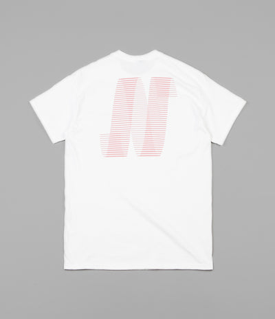 North N Logo T-Shirt - White / Peach