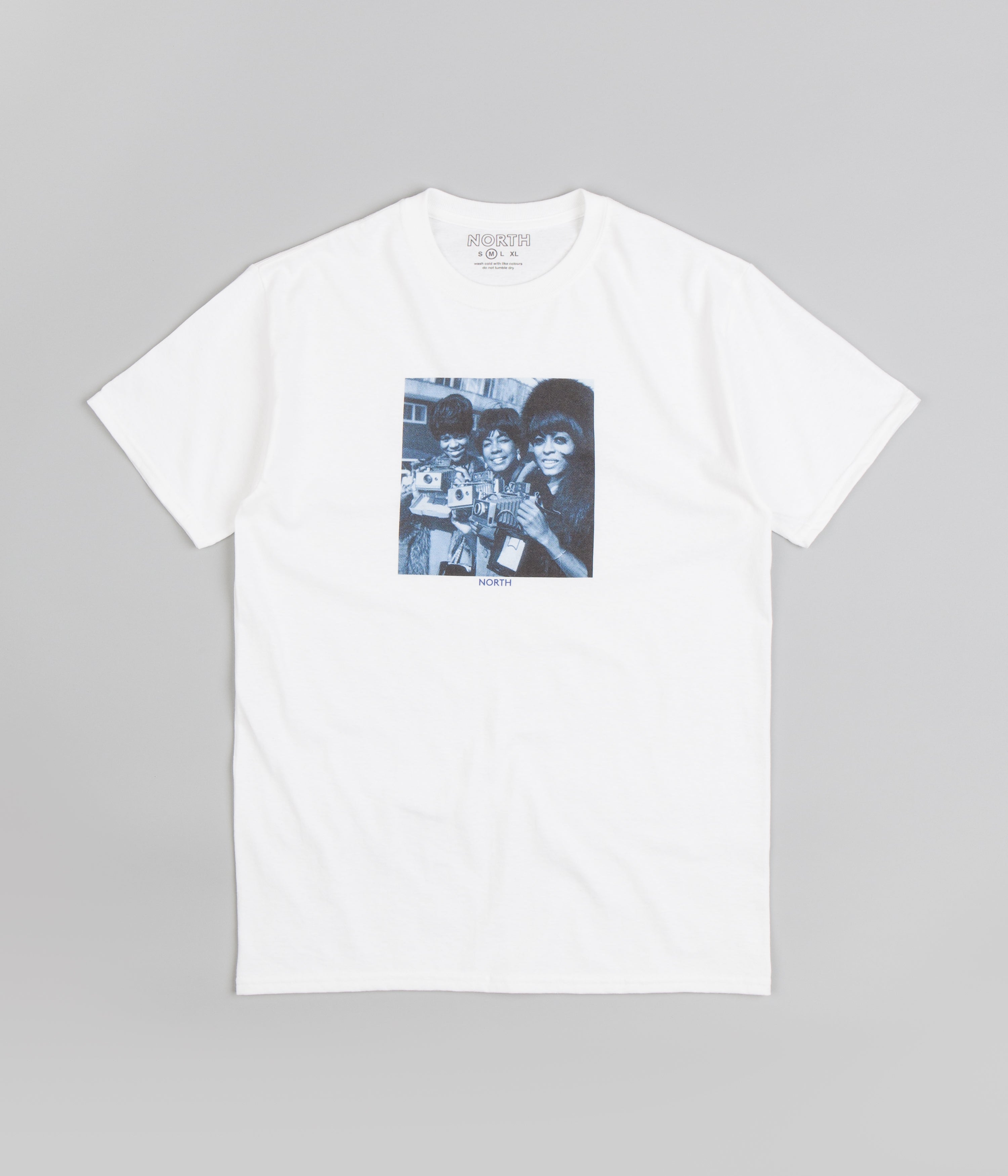 North The Supremes Polaroid T-Shirt - White | Flatspot