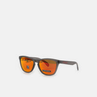 Oakley Frogskins Sunglasses - Matte Grey Smoke / Prizm Ruby Polarized thumbnail