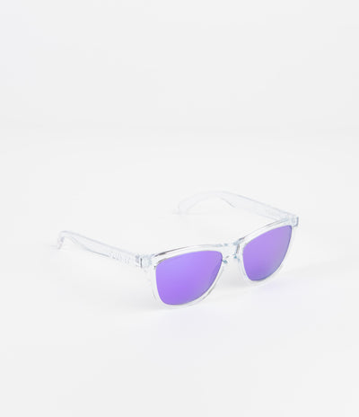 Oakley Frogskins Sunglasses - Polished Clear / Prizm Violet