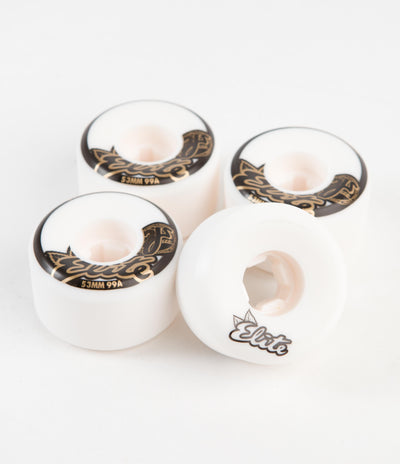 OJ Elite Hardline 99a Wheels - White - 53mm