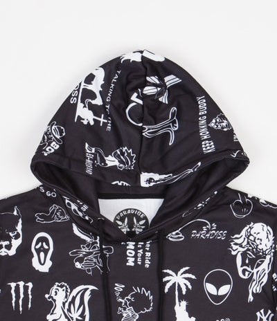 Paradise NYC Decal Hell Hoodie - Black