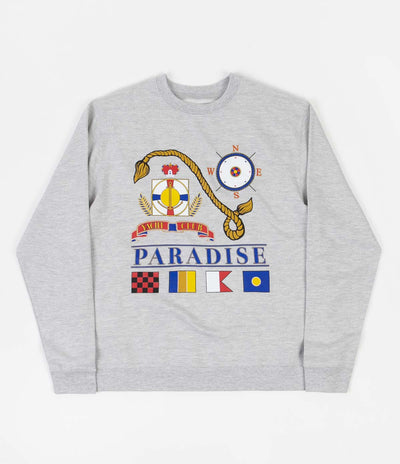 Paradise NYC Yacht Club Crewneck Sweatshirt - Grey