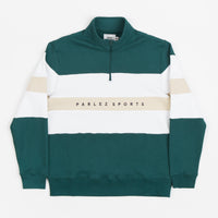 Parlez Aback Quarter Zip Sweatshirt - Deep Teal thumbnail