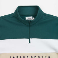 Parlez Aback Quarter Zip Sweatshirt - Deep Teal thumbnail