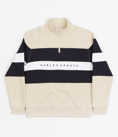 Parlez Aback Quarter Zip Sweatshirt - Ecru