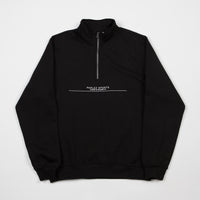 Parlez Bar 1/4 Zip Sweatshirt - Black thumbnail