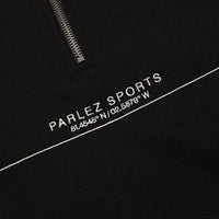 Parlez Bar 1/4 Zip Sweatshirt - Black thumbnail