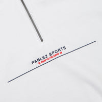 Parlez Bar 1/4 Zip Sweatshirt - White thumbnail