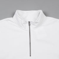 Parlez Bar 1/4 Zip Sweatshirt - White thumbnail