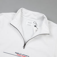 Parlez Bar 1/4 Zip Sweatshirt - White thumbnail