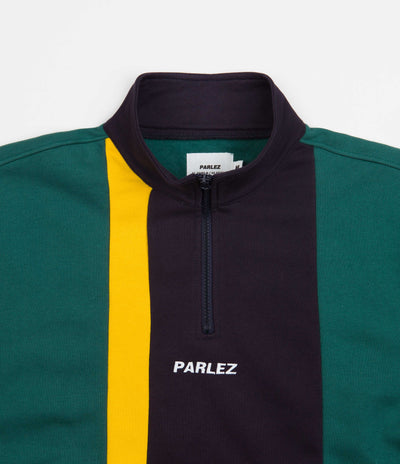 Parlez Bellevue 1/4 Zip Sweatshirt - Deep Teal